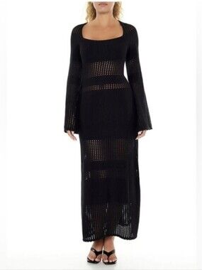 Forever 21
Open-Knit Bell-Sleeve Sweater Dress